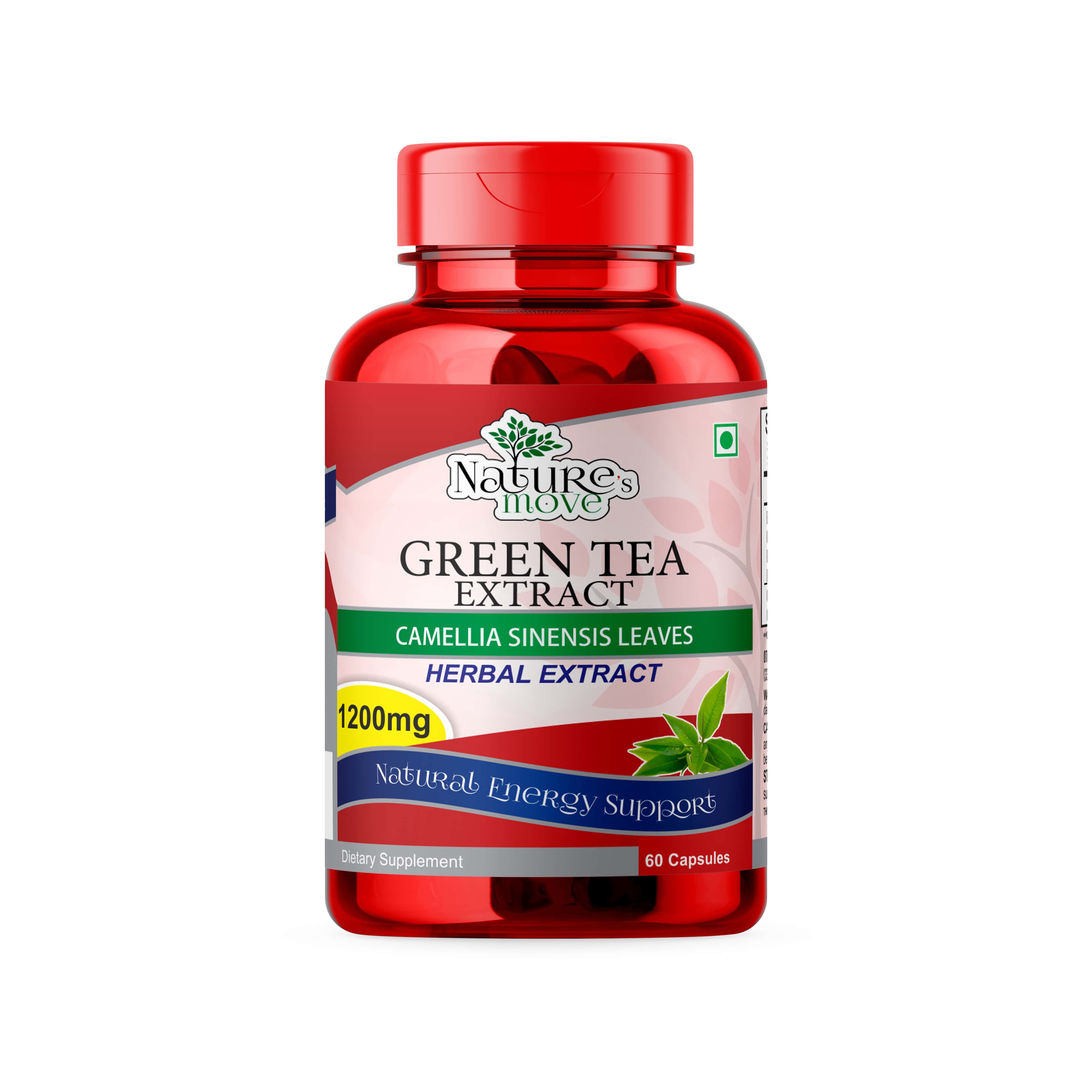 Nature's Move Green Tea Extract 1200mg 